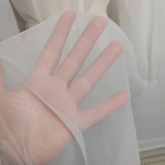 Vintage Slumber Suzy White Sheer Peignoir Size M - Picture 10 of 16